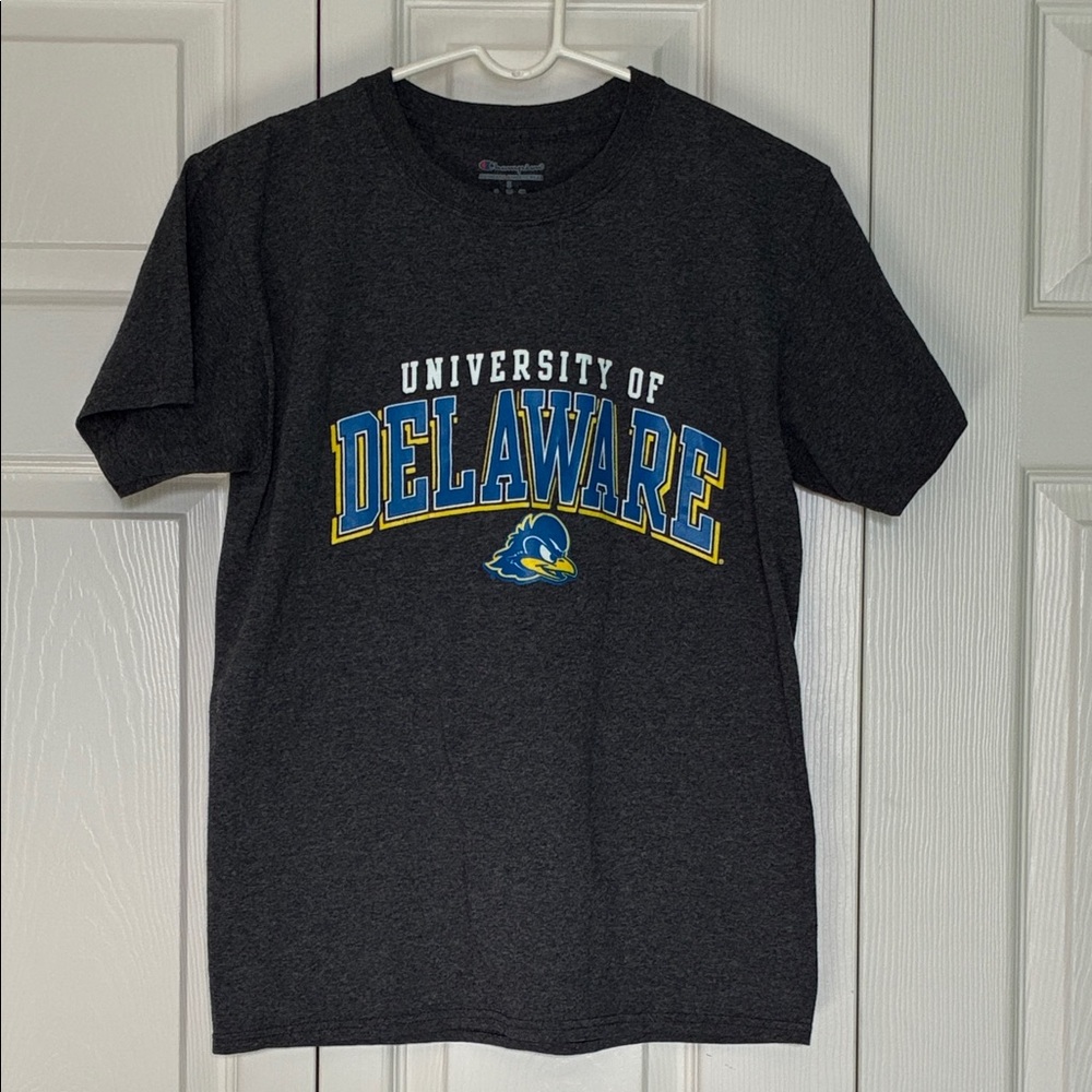 University of Delaware Men's Size Small Champion Dark Gray T-shirt